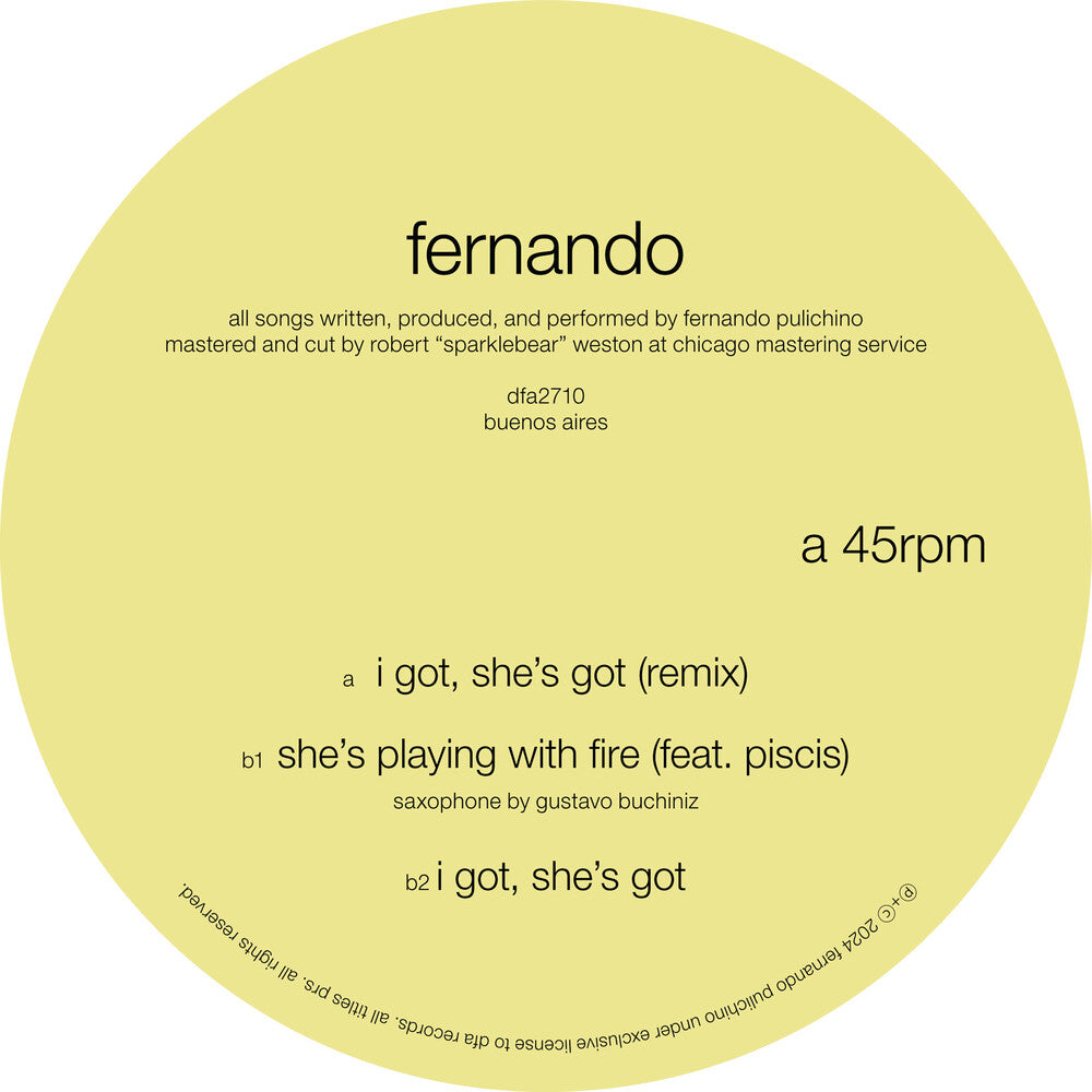Fernando - I Got, She's Got (Blk) (Ep) [12" Vinyl]