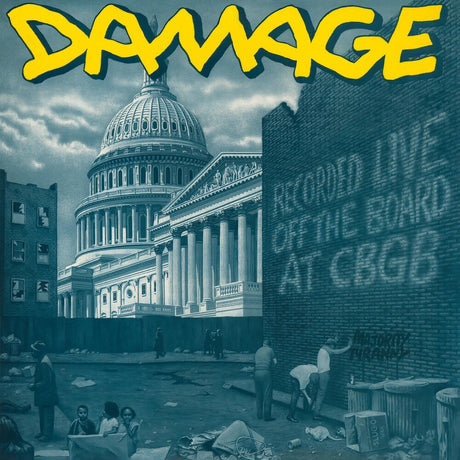 the album cover for Damage - Recorded Live Off The Board At Cbgb [Record Store Day] 