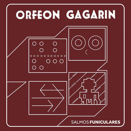 the album cover for Orfeon Gagarin - Salmos Funiculares