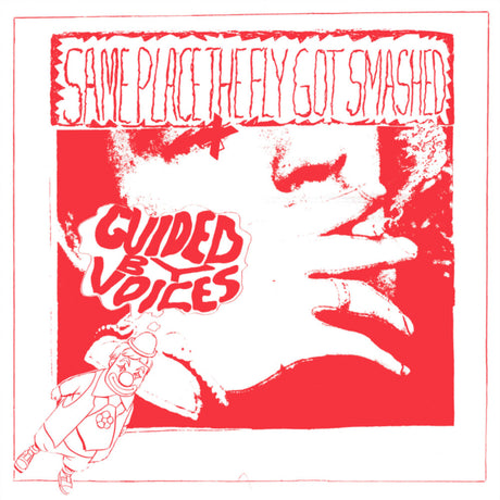the album cover for Guided By Voices - Same Place The Fly Got Smashed [Colored Vinyl] [Clear Vinyl] [Limited Edition]