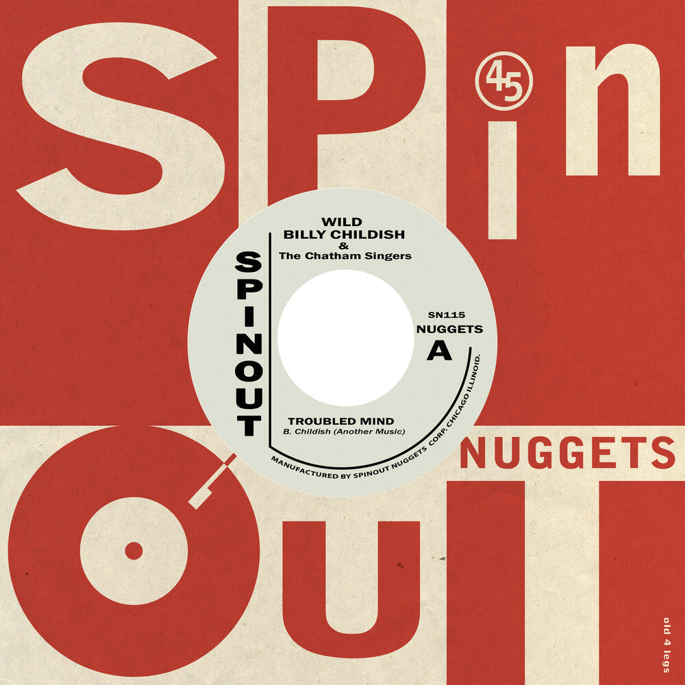 Wild Childish  Billy & The Chatham Singers - Troubled Mind / Ranscombe Farm Boogie [7" Vinyl]