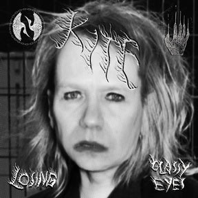 the album cover for Kite - Losing / Glassy Eyes (Blk)
