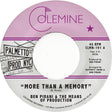 the album cover for Ben Pirani - More Than A Memory (Can)