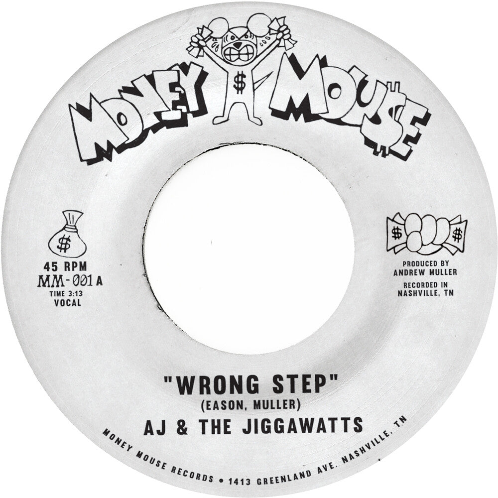 Aj & The Jiggawatts - Wrong Step / Karma Is A Bitch [Colored Vinyl] (Gol) (Can)