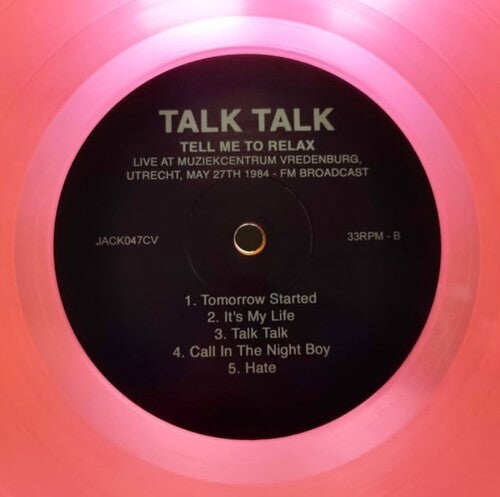 Tell Me To Relax: Live At Muziekcentrum Vredenburg, Utrecht, May 27th 1984 - FM Broadcast (Vinyl)