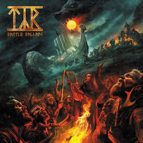 the album cover for Tyr - Battle Ballads (Blue) [Colored Vinyl] (Smok)