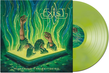 the album cover for Exist - Hijacking The Zeitgeist [Colored Vinyl] (Grn)