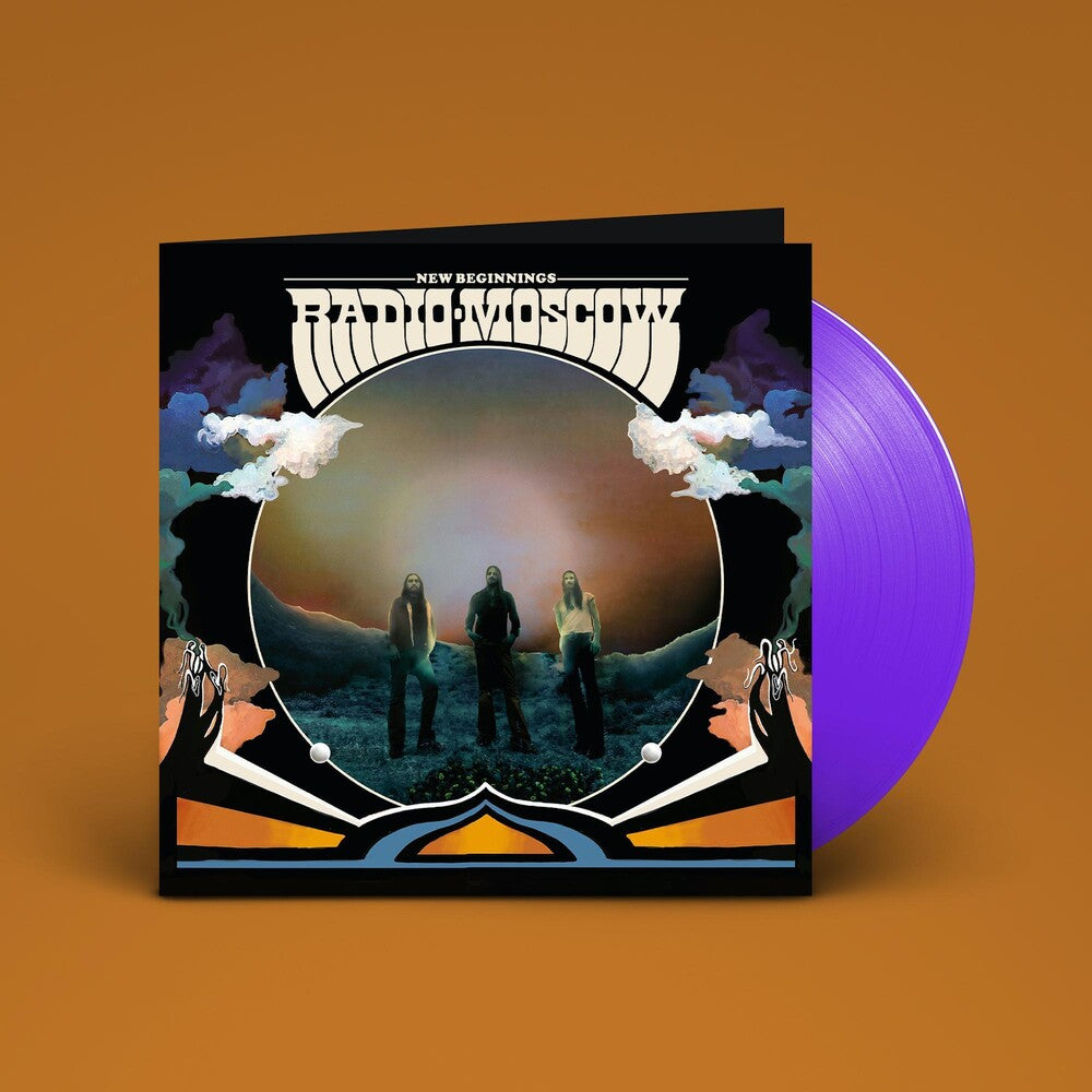 the album cover for Radio Moscow - New Beginnings [Clear Vinyl] (Purp)