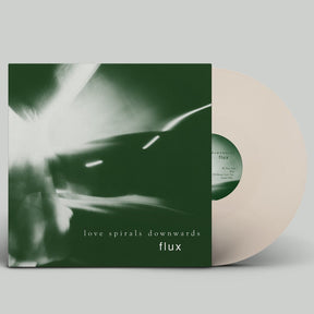 the album cover for Love Spirals Downwards - Flux [Clear Vinyl]