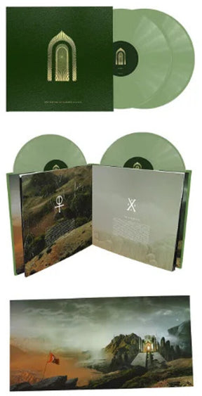 the album cover for Greta Van Fleet - Battle At Garden's Gate [Colored Vinyl] (Grn) (Ofgv) (Can)