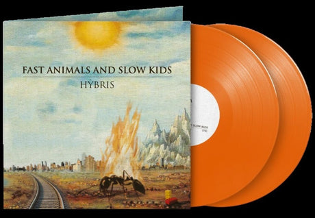 the album cover for Fast Animals & Slow Kids - Hybris - Orange Vinyl [Colored Vinyl] (Org) (Ita)