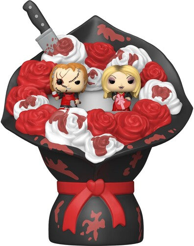 Bitty Pop Bouquet Valentines Chucky - Funko Bitty Pop Bouquet Valentines Chucky - Collectibles