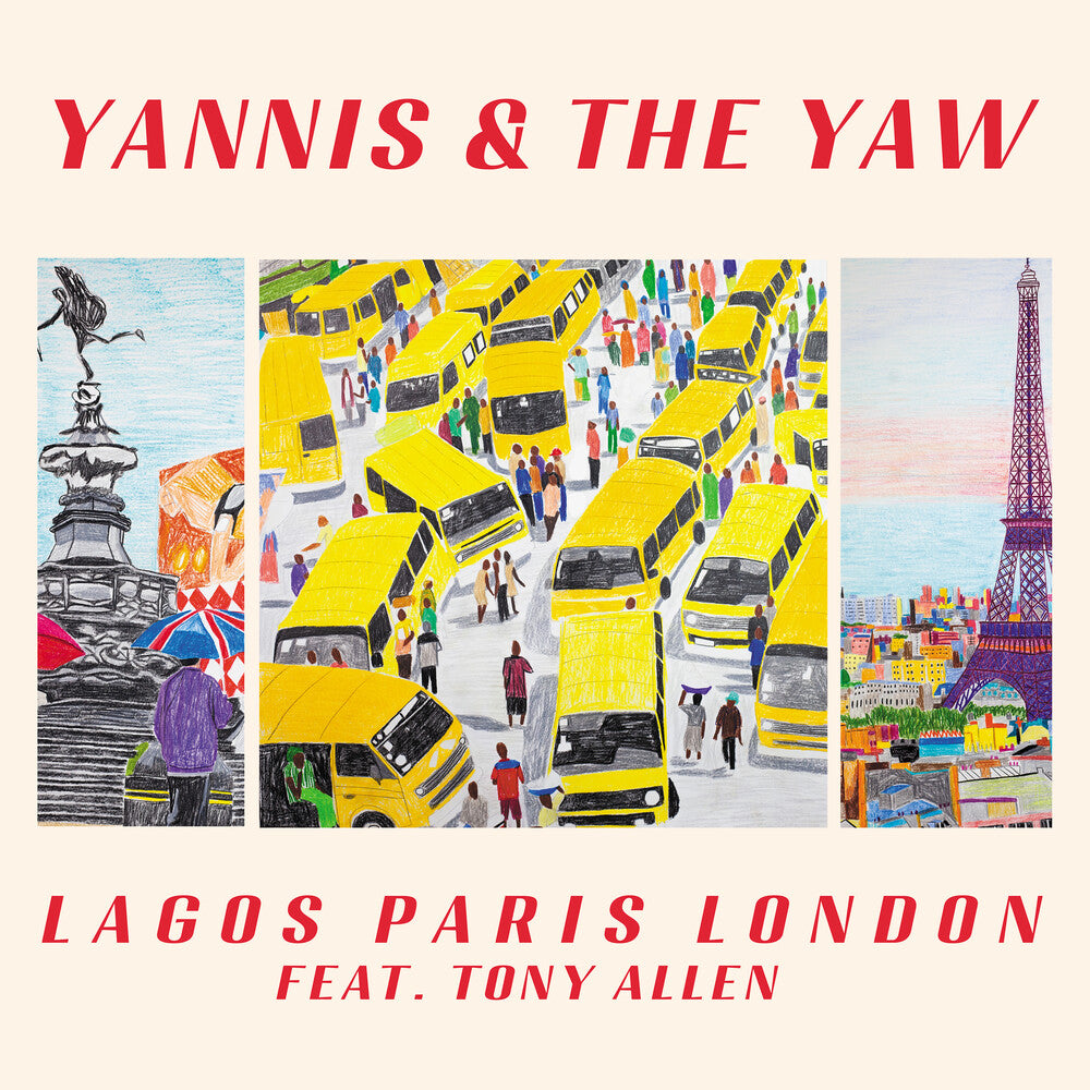 the album cover for Yannis & The Yaw - Lagos Paris London