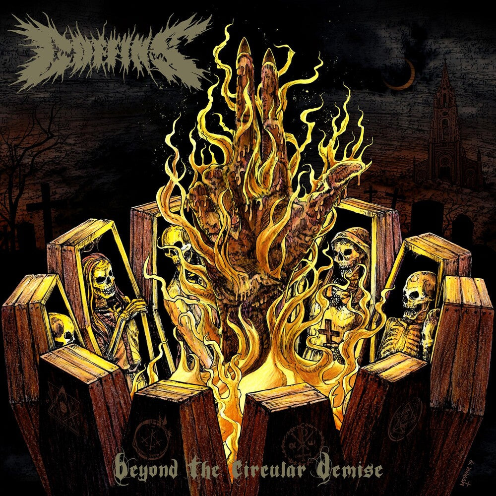the album cover for Coffins - Beyond The Circular Demise (Blk) [Colored Vinyl] [Limited Edition]