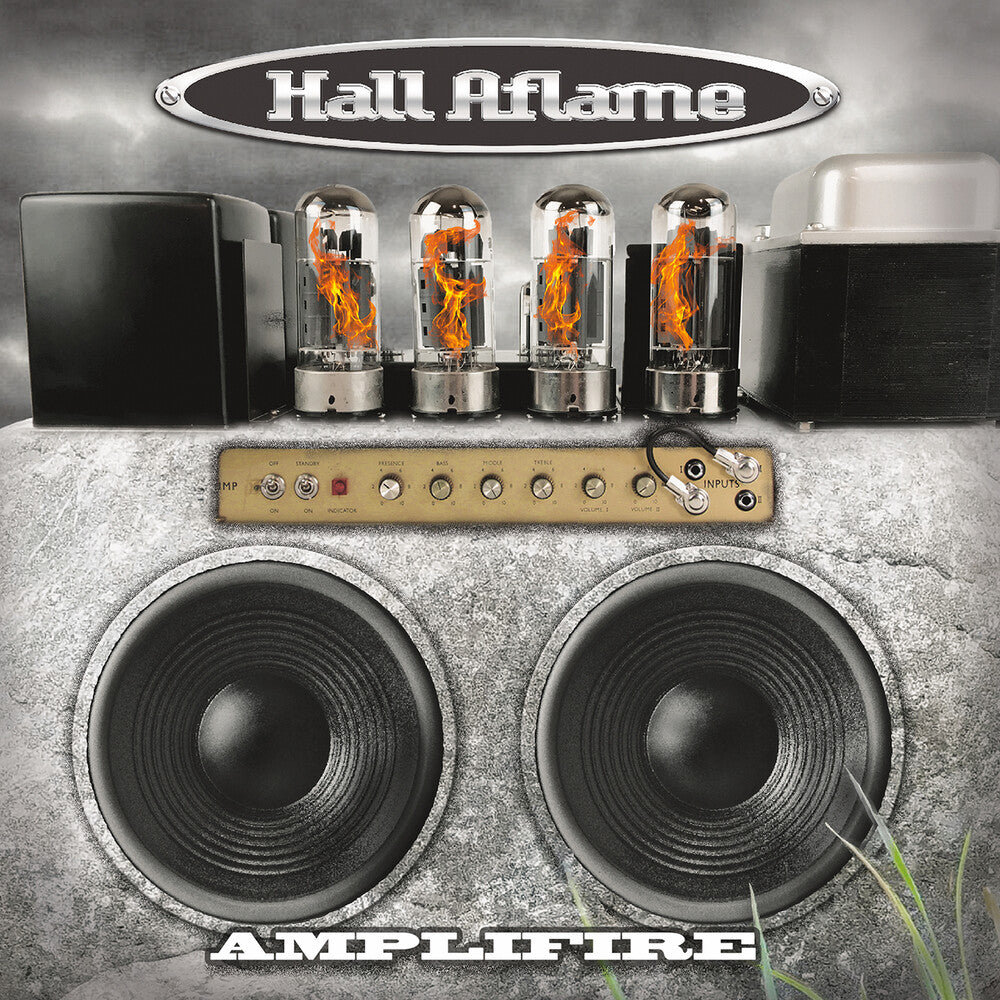 the album cover for Hall Aflame - Amplifire [Colored Vinyl]