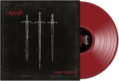 the album cover for SVNEATR - Never Return [Colored Vinyl] (Red)