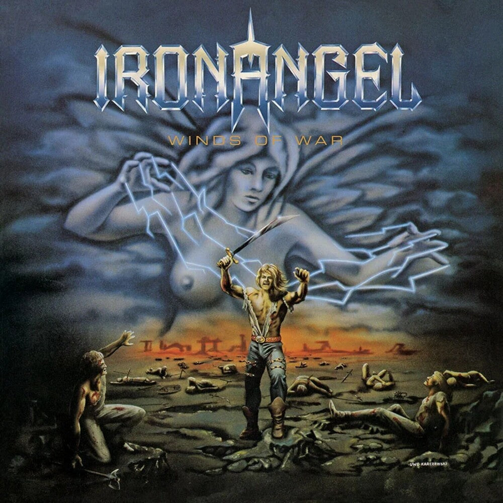the album cover for Iron Angel - Winds Of War [Colored Vinyl]