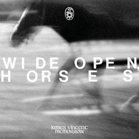 the album cover for James Mcmorrow  Vincent - Wide Open Horses [Colored Vinyl] (Gate) [180 Gram] (Wht)