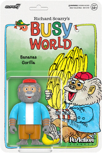 Richard Scarry Reaction Wave 1 - Bananas Gorilla - Richard Scarry Reaction Wave 1 - Bananas Gorilla - Collectibles