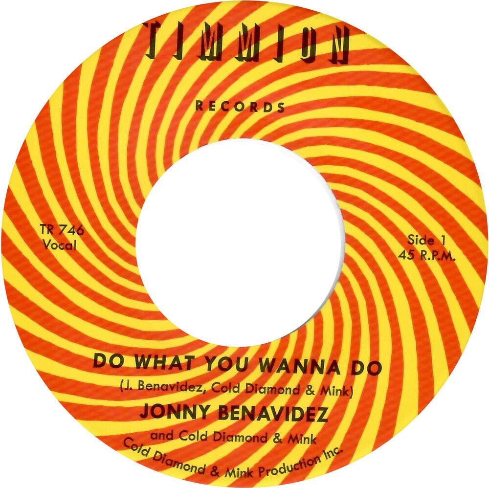 Jonny Benavidez  / Cold Diamond & Mink - Do What You Wanna Do [7" Vinyl]