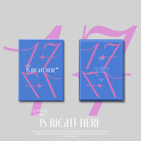 the album cover for SEVENTEEN - Seventeen Best Album '17 Is Right Here (Dear Ver.)