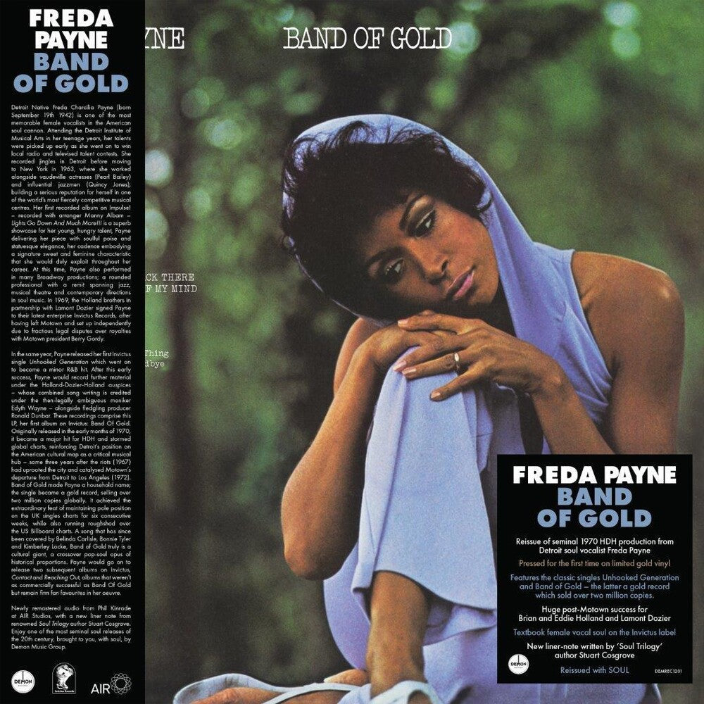 the album cover for Freda Payne - Band Of Gold [Colored Vinyl] (Gol) (Ofgv) (Uk)