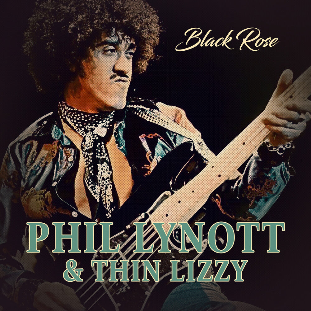 the album cover for Phil Lynott  & Thin Lizzy - Black Rose