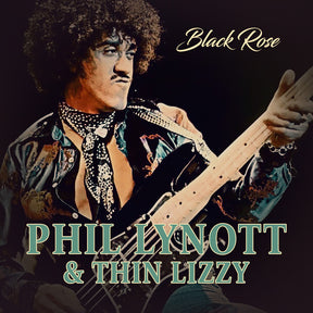 the album cover for Phil Lynott  & Thin Lizzy - Black Rose