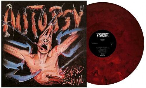 Severed Survival: 35th Anniversary - Red Sleeve, 140gm Red & Black Marble Vinyl (Vinyl)