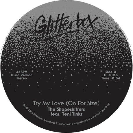 the album cover for Shapeshifters - Try My Love (On For Size)