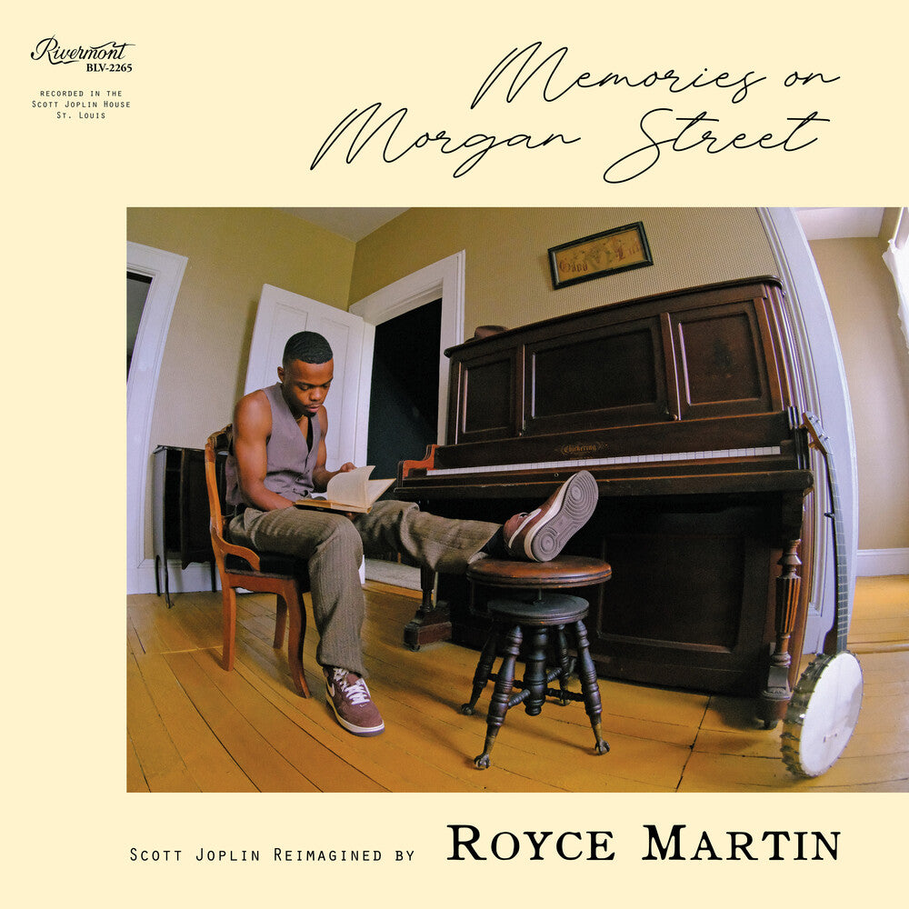 the album cover for Royce Martin - Memories On Morgan Street: Scott Joplin Reimagined