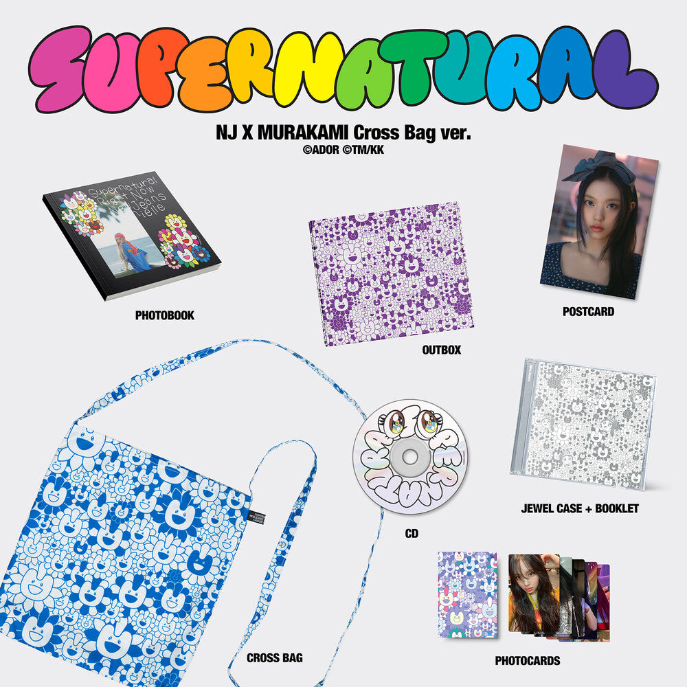 NewJeans - Newjeans 'supernatural' Nj X Murakami (Cross Bag) [CD
