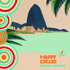 the album cover for Quadro Nuevo - Happy Deluxe [Colored Vinyl] (Pnk)