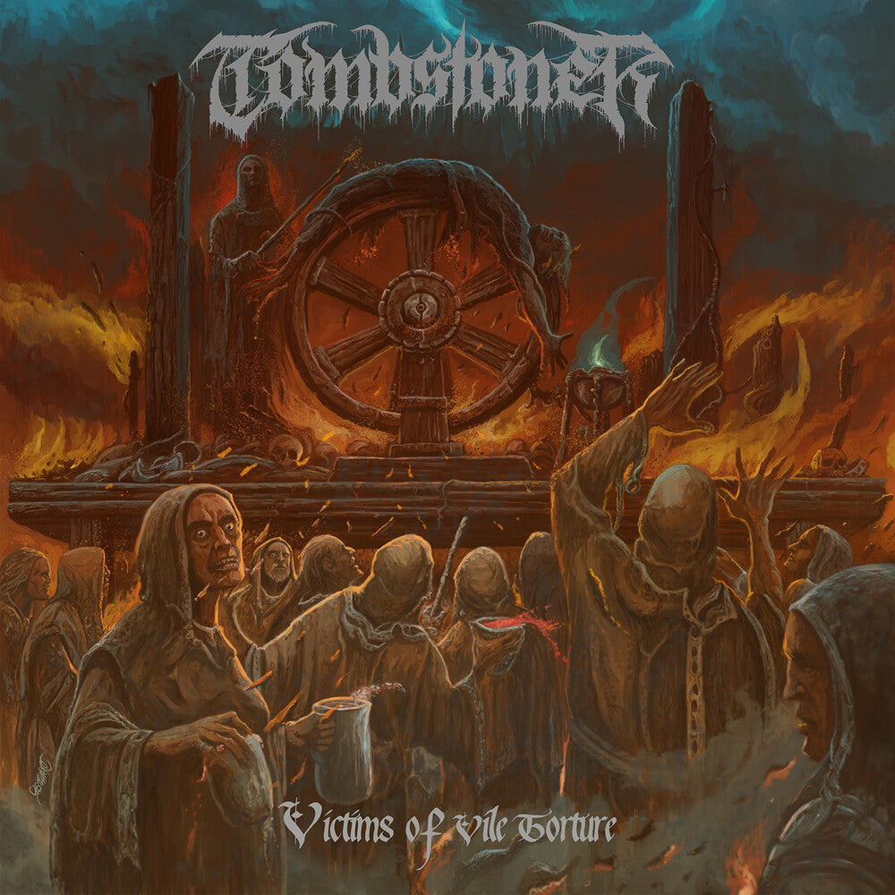 the album cover for Tombstoner - Victims Of Vile Torture [Colored Vinyl] (Viol)
