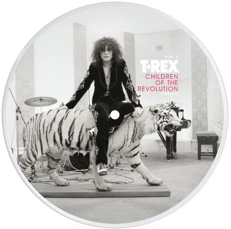 the album cover for T.Rex - Children Of The Revolution / Jitterbug Love (Pict)