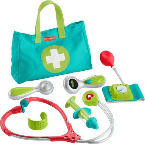 Fisher Price - Medical Kit 7 Piece Doctor Pretend Play Set - Collectibles