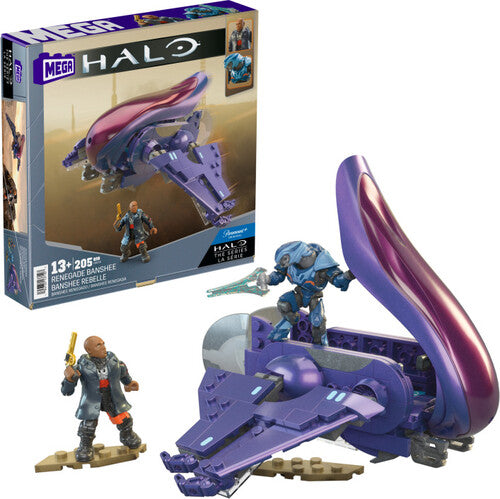 Mega Bloks Halo - Halo Renegade Banshee Vehicle Building Toy Set - Collectibles