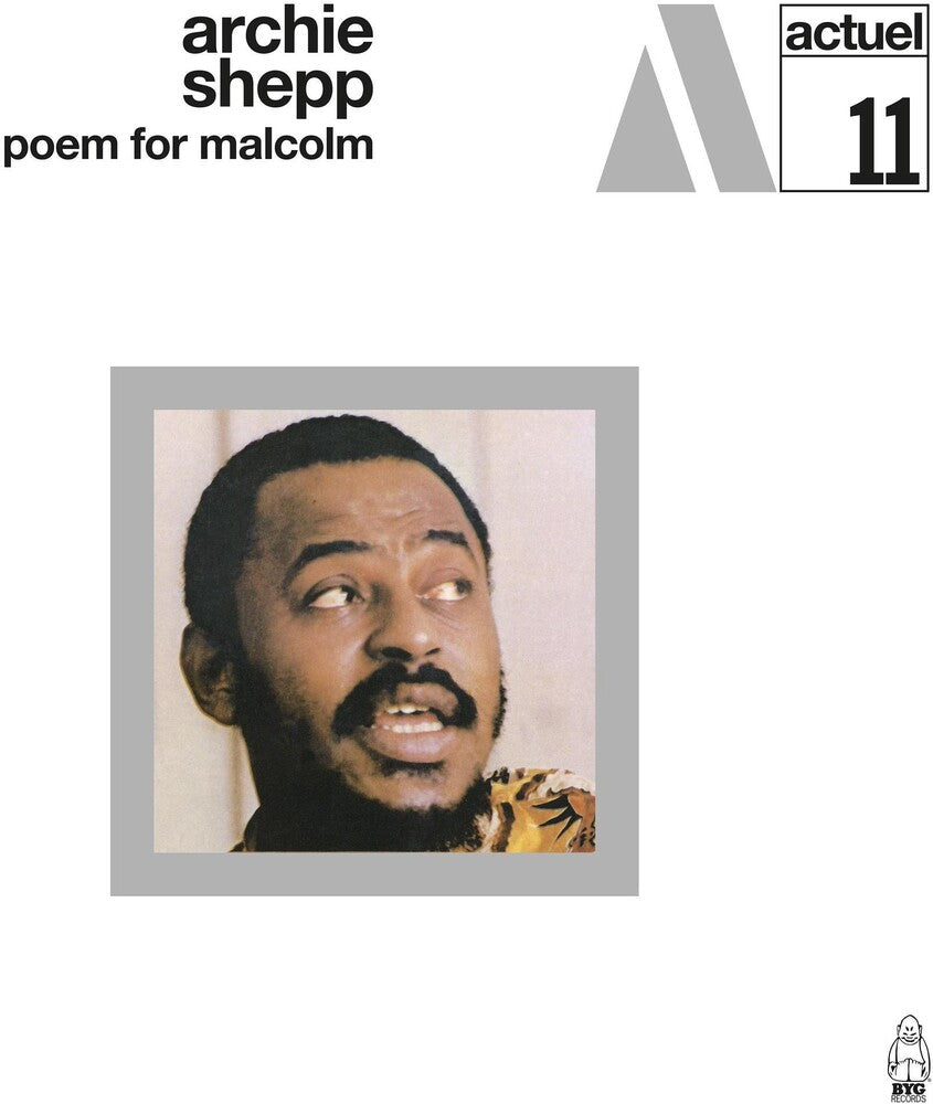 the album cover for Archie Shepp - Poem For Malcolm (Blk) (Uk)