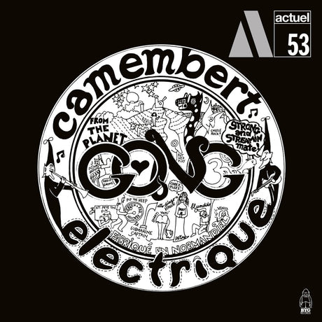 the album cover for Gong - Camembert Electrique (Blk) (Uk)