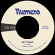 the album cover for Wilfred Luckie - My Thing / Wait For Me [Colored Vinyl]