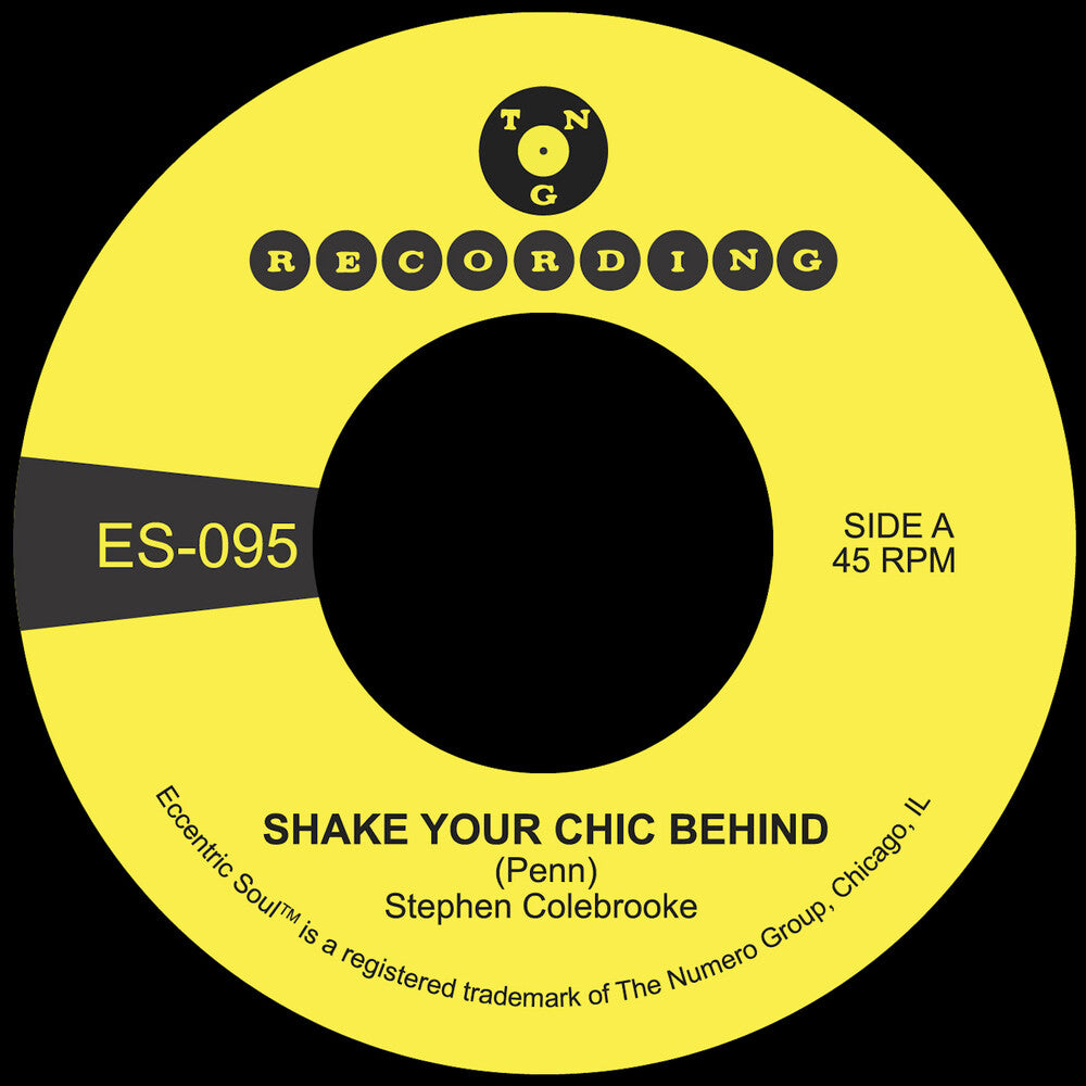 Stephen Colebrooke - Shake Your Chic Behind / Stay Away From Music [7" Vinyl]