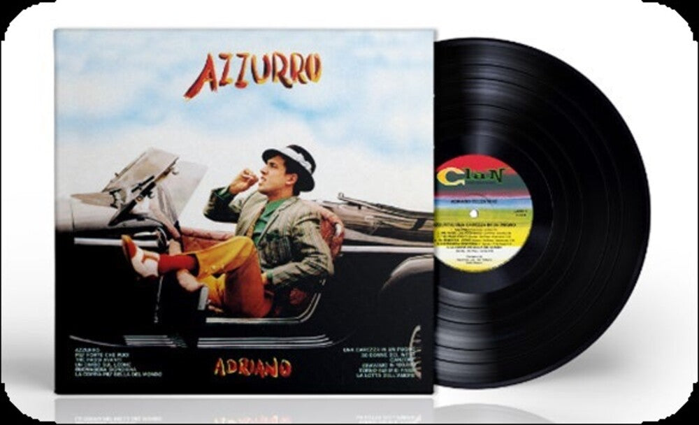 the album cover for Adriano Celentano - Azzurro / Una Carezza In Un Pugno [180 Gram] [Remastered]