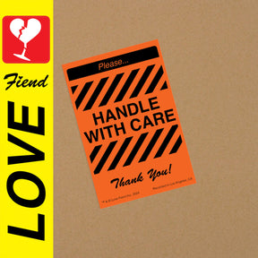 the album cover for Love Fiend - Handle With Care