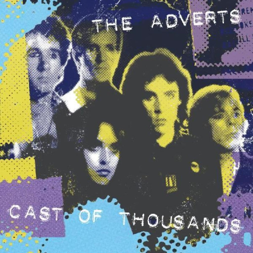 the album cover for Adverts - Cast Of Thousands