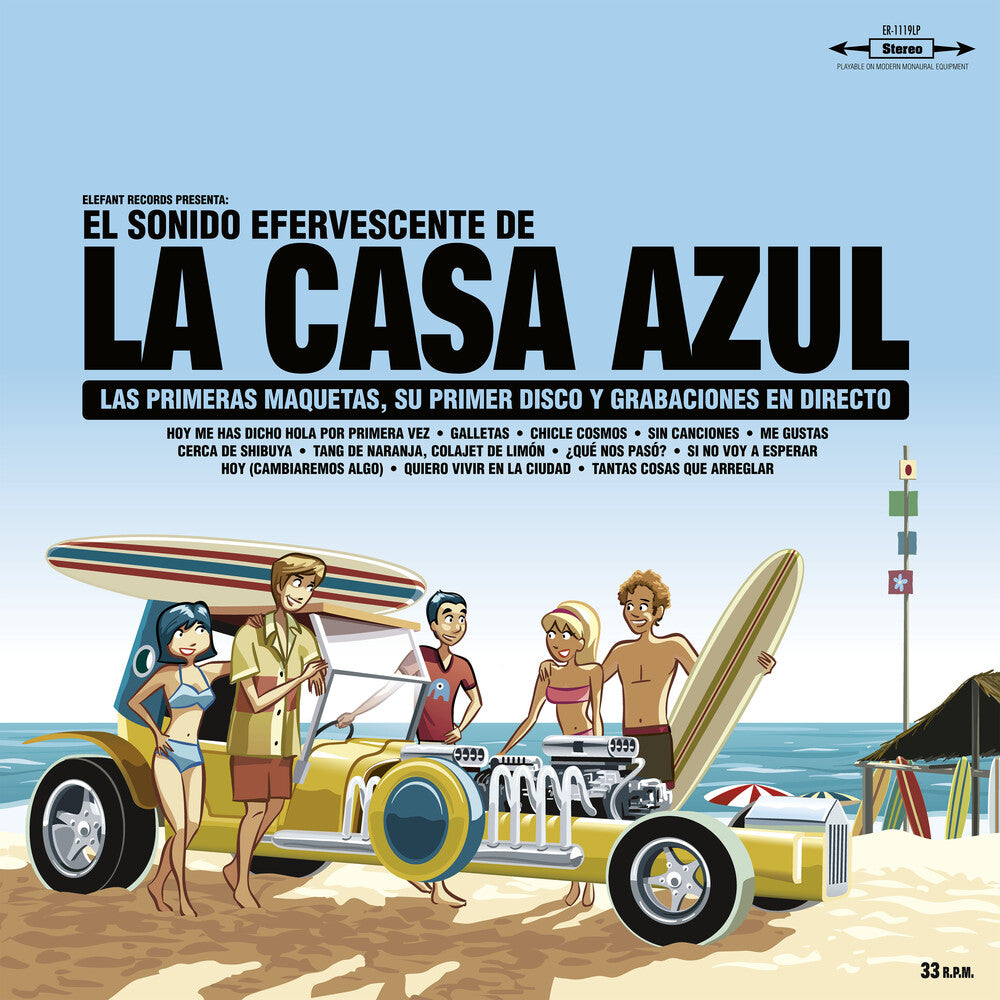 the album cover for La Casa Azul - El Sonido Efervescente De La Casa Azul (Blue)