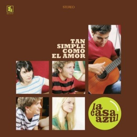 the album cover for La Casa Azul - Tan Simple Como El Amor [Colored Vinyl] [Limited Edition] (Red) [Reissue]