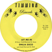 the album cover for Cold Diamond & Mink / Emilia Sisco - Let Me In