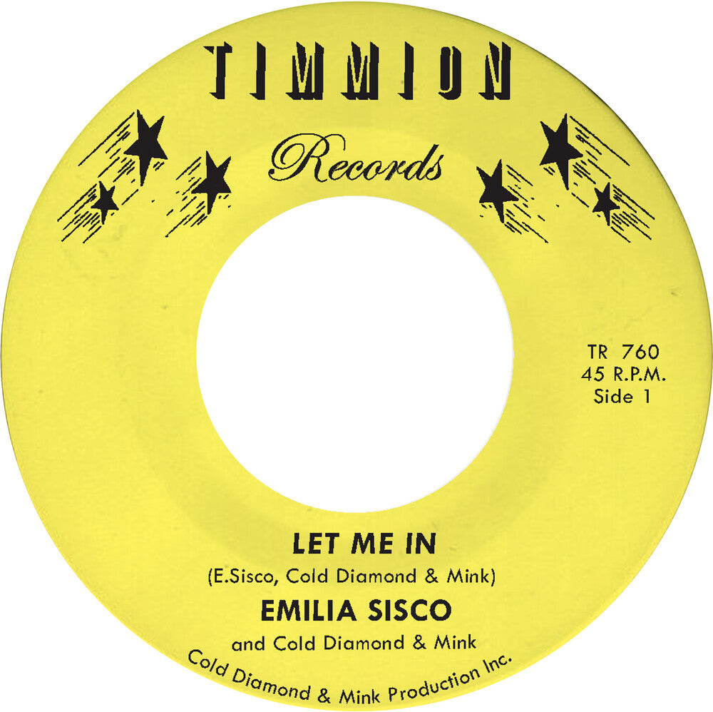 the album cover for Cold Diamond & Mink / Emelia Sisco - Let Me In [Colored Vinyl]