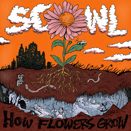the album cover for Scowl - How Flowers Grow