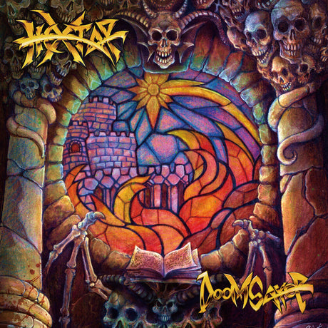 the album cover for Hextar - Doomsayer